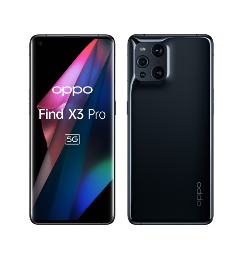 OPPO Find X3 Pro Smartphone 5G, Qualcomm 888, Display 6.7''QHD+AMOLED 120Hz, 4 Fotocamere 2*50MP, RAM 12GB+ROM 256GB, 4500mAh,