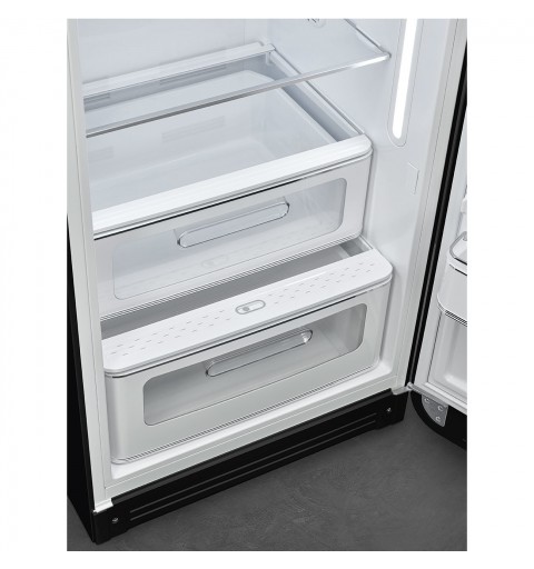 Smeg FAB28RBL5 combi-fridge Freestanding 270 L D Black