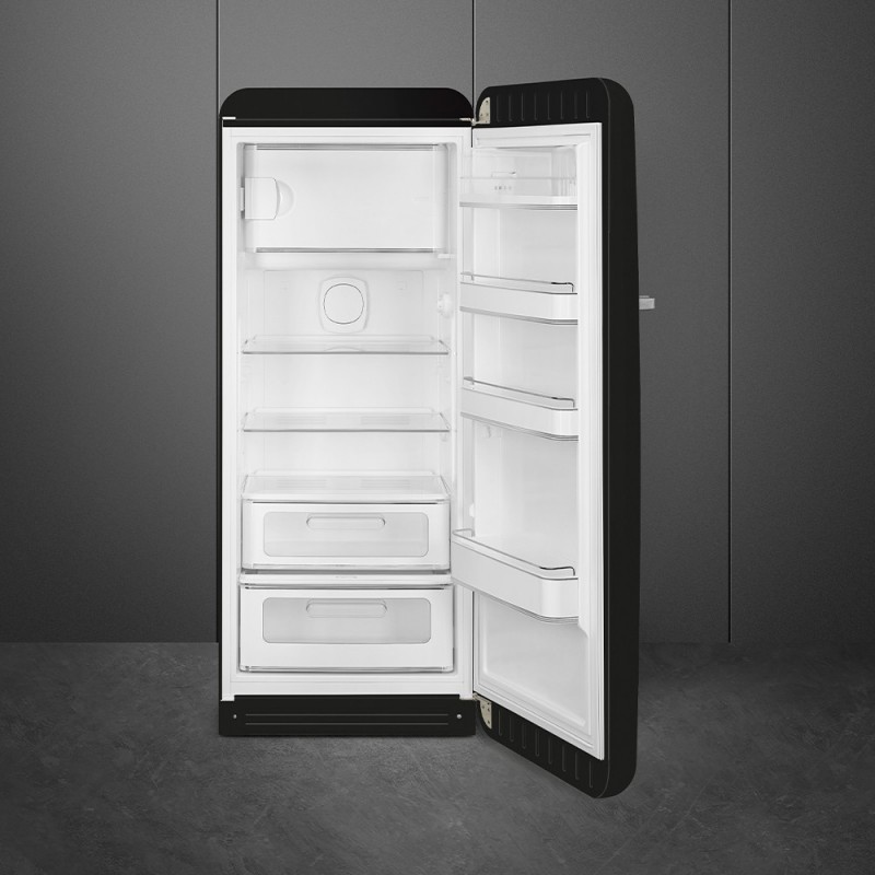 Smeg FAB28RBL5 combi-fridge Freestanding 270 L D Black