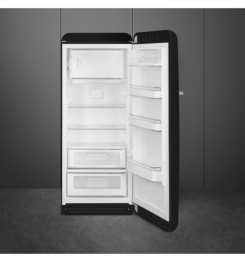 Smeg FAB28RBL5 combi-fridge Freestanding 270 L D Black