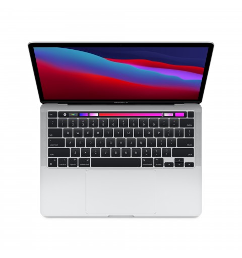 Apple MacBook Pro 13" (Chip M1 con GPU 8-core, 256GB SSD, 8GB RAM) - Argento (2020)