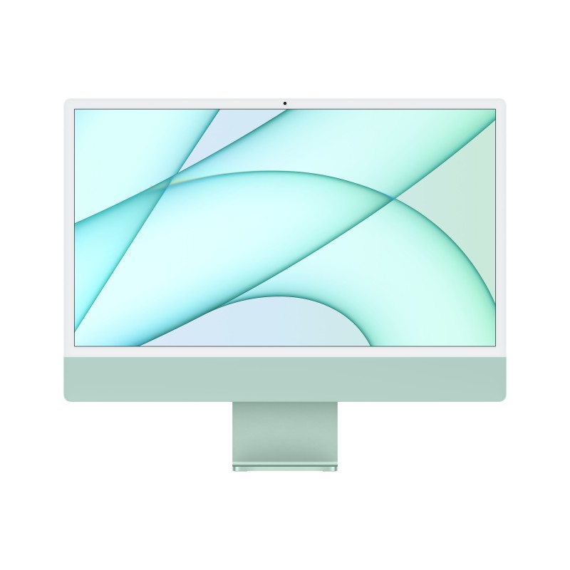 Apple iMac 61 cm (24") 4480 x 2520 pixels Apple M 8 Go 256 Go SSD PC All-in-One macOS Big Sur Wi-Fi 6 (802.11ax) Vert