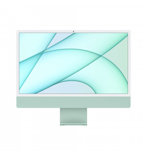 Apple iMac 61 cm (24") 4480 x 2520 pixels Apple M 8 Go 512 Go SSD PC All-in-One macOS Big Sur Wi-Fi 6 (802.11ax) Vert