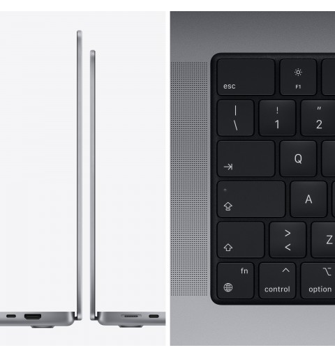 Apple MacBook Pro Notebook 41.1 cm (16.2") Apple M 16 GB 512 GB SSD Wi-Fi 6 (802.11ax) macOS Monterey Grey