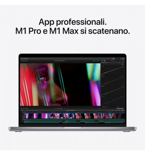Apple MacBook Pro Portátil 41,1 cm (16.2") Apple M 16 GB 512 GB SSD Wi-Fi 6 (802.11ax) macOS Monterey Gris