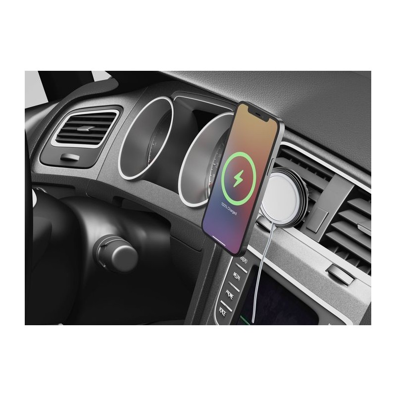 Cellularline Car MagFrame Passive holder Wireless charger Black