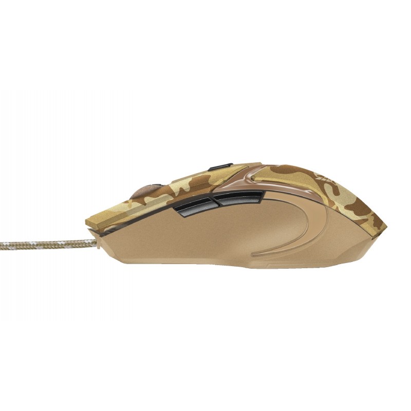 Trust GXT 101D GAV mouse Mano destra USB tipo A Ottico 4800 DPI