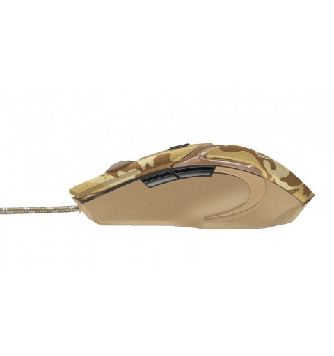 Trust GXT 101D GAV mouse Mano destra USB tipo A Ottico 4800 DPI