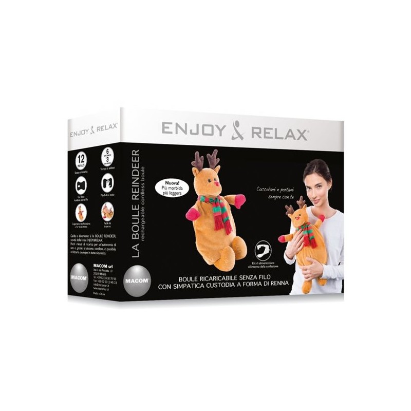 Macom La boule reindeer borsa di acqua calda elettrica 360 W Marrone