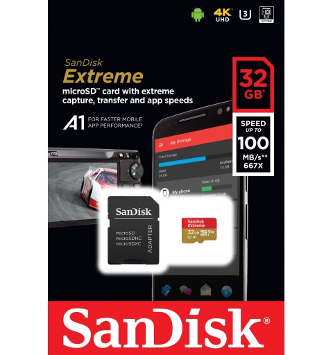 SanDisk Extreme 32 GB MicroSDHC UHS-I Class 10