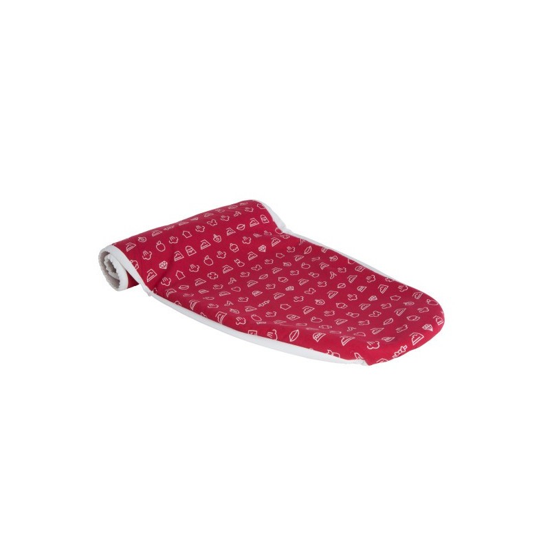 Lelit PA703 funda de tabla de planchar Funda acolchada para tabla de planchar Algodón, Poliéster Rojo, Blanco