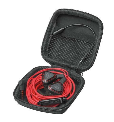 Trust TRU GXT 408 Auricolare Cablato In-ear Giocare Nero, Rosso