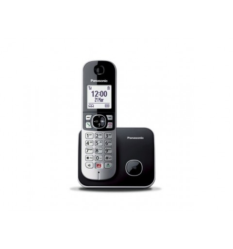 Panasonic KX-TG6851JTB teléfono Teléfono DECT Identificador de llamadas Negro, Gris