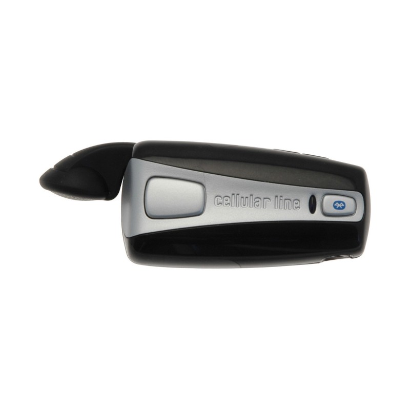 Cellularline BTCLIPARDP headphones headset Wireless In-ear Car Bluetooth Black, Silver