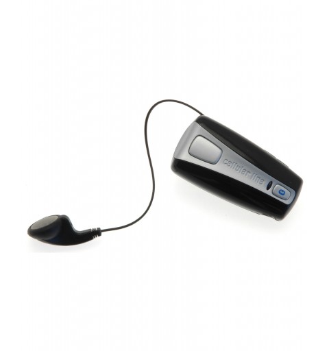 Cellularline BTCLIPARDP auricular y casco Auriculares Inalámbrico Dentro de oído Coche Bluetooth Negro, Plata