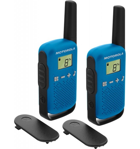 Motorola TALKABOUT T42 radio bidirectionnelle 16 canaux Noir, Bleu