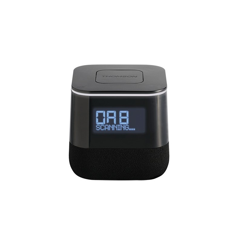 Thomson CR80DAB radio Reloj Digital Negro