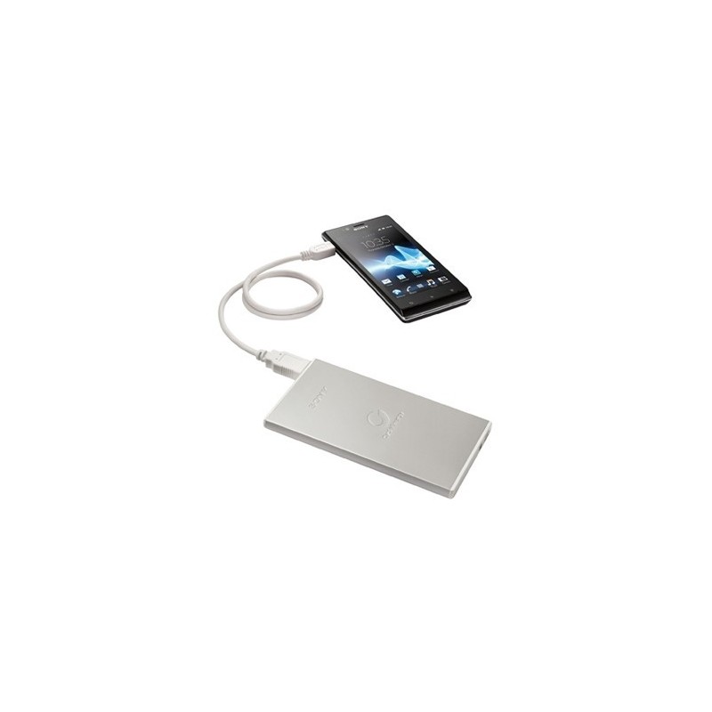 Sony CP-F1LSA banque d'alimentation électrique Lithium-Ion (Li-Ion) 3000 mAh Blanc