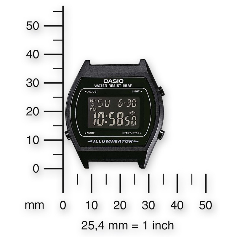 Casio B640WB-1BEF orologio Orologio bracciale Unisex Elettronico Nero
