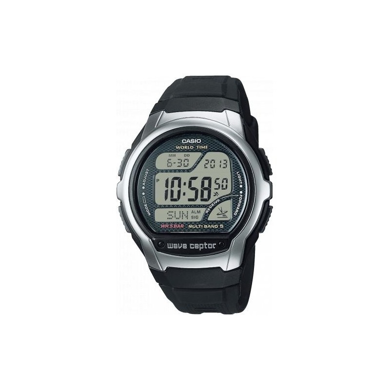 Casio WV-58R-1AEF reloj Reloj de pulsera Masculino Negro, Acero inoxidable Negro
