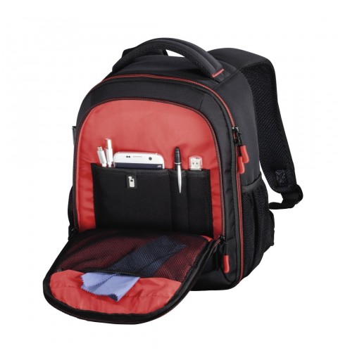 Hama Miami Backpack case Black, Red