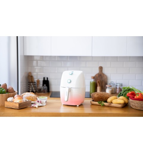 Cecotec CecoFry Compact Rapid Sun Sencillo 1,5 L Independiente 900 W Freidora de aire caliente Blanco