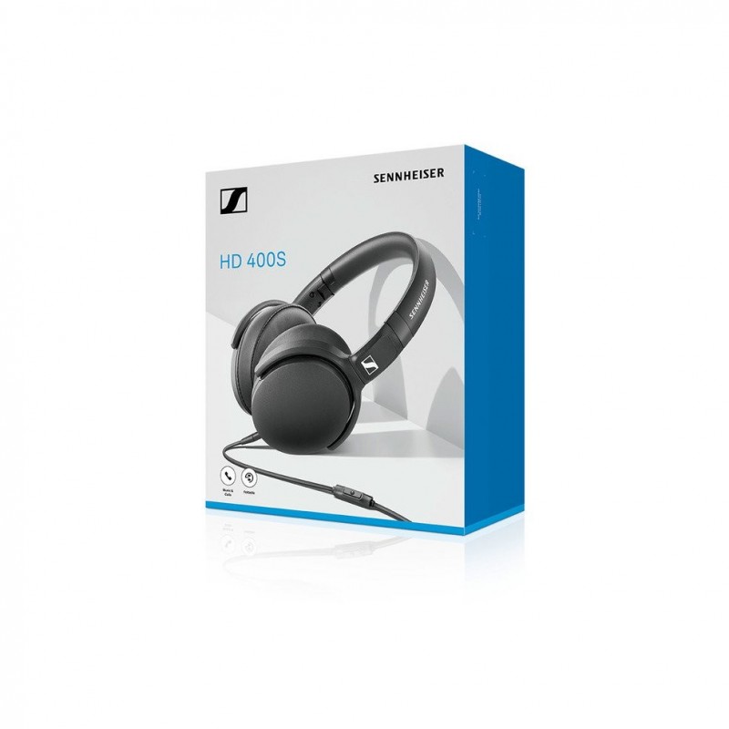 Sennheiser HD 400S Cuffie Cablato A Padiglione Musica e Chiamate Nero