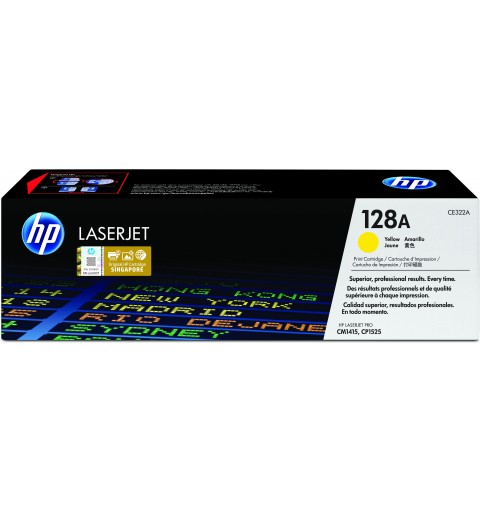 HP Cartucho de tóner original LaserJet 128A amarillo