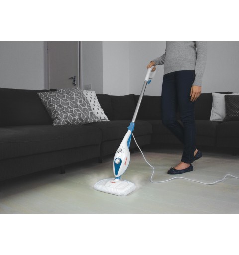 Polti Vaporetto SV220 Escoba limpiadora a vapor 0,32 L 1300 W Turquesa, Blanco