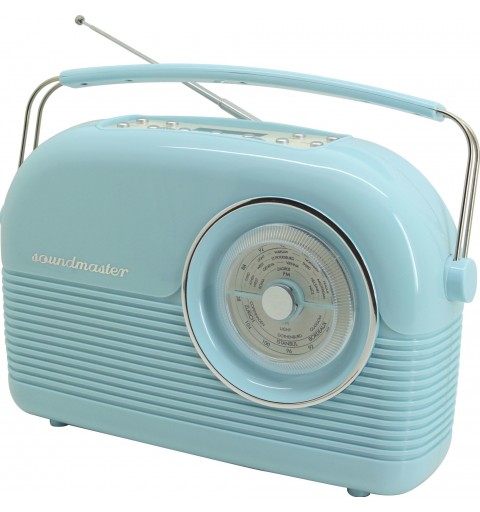 Soundmaster Retro Personal Analógico y digital Azul