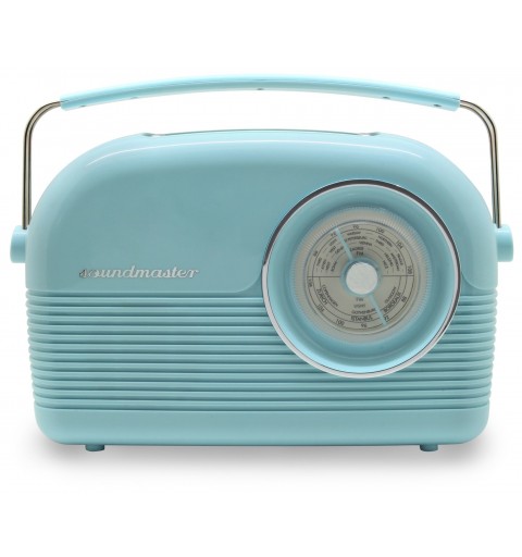Soundmaster Retro Personal Analógico y digital Azul