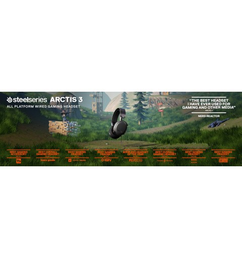Steelseries Arctis 3 Casque Avec fil Arceau Jouer Noir