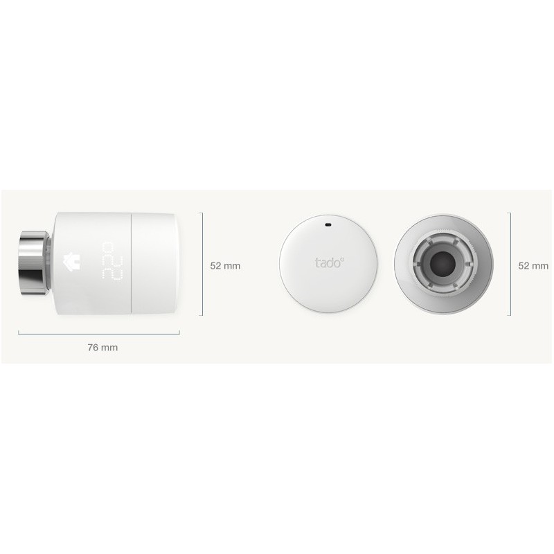tado° Smart Radiator thermostat Argent