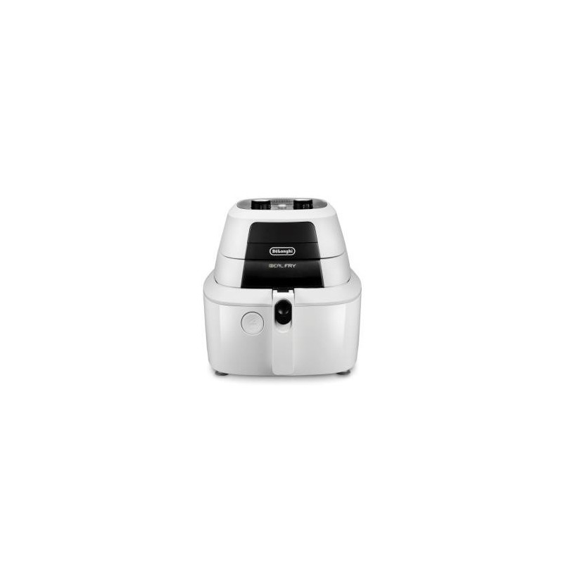 De’Longhi IdealFry Unique Autonome 1400 W Friteuse d’air chaud Noir, Blanc