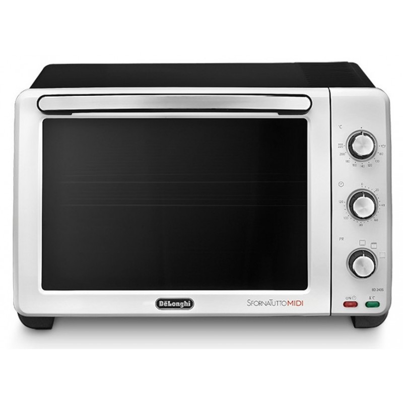 De’Longhi EO24352 horno tostador 24 L 1800 W Negro, Blanco Parrilla