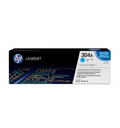 HP 304A Cyan Original LaserJet Tonerkartusche