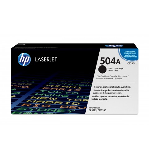 HP 504A toner LaserJet noir authentique