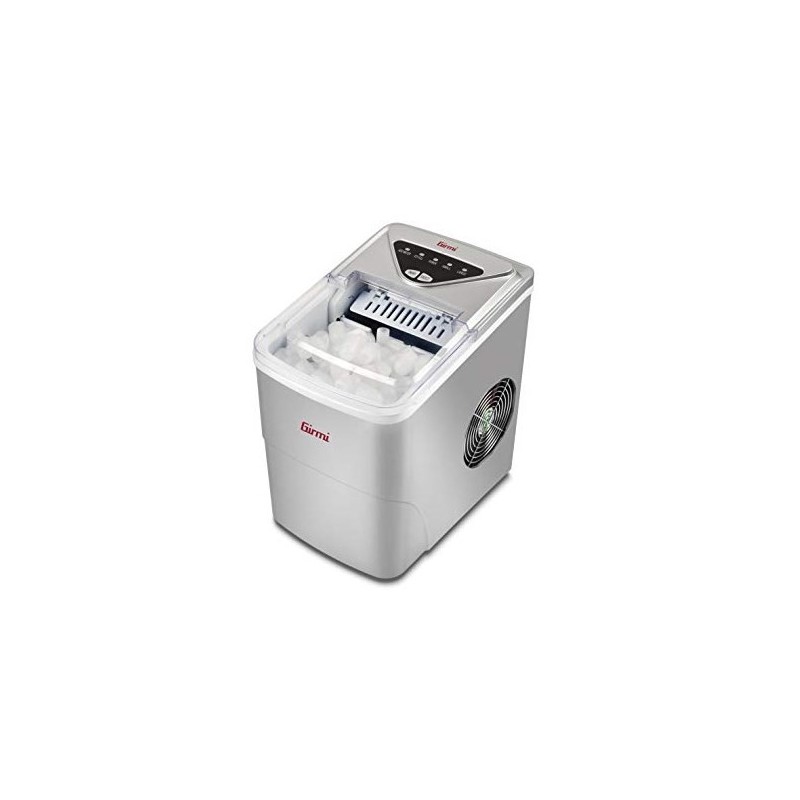 Girmi GH7600 Eiswürfelmaschine Tragbarer Eiswürfelbereiter 12 kg 24h 100 W Edelstahl