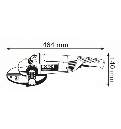 Bosch 0 601 884 M03 meuleuse d'angle 18 cm 6500 tr min 2400 W 5,2 kg