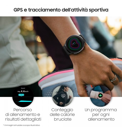 Samsung Galaxy Watch 4 40mm 3,05 cm (1.2") SAMOLED Or GPS (satellite)