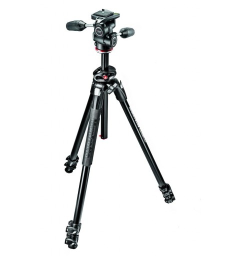 Manfrotto MK290DUA3-3W trépied Caméras numériques 3 pieds Noir