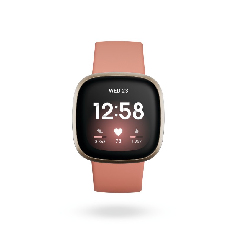 Fitbit Versa 3 40 mm AMOLED Oro GPS (satélite)