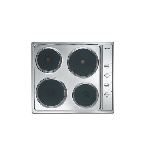 Smeg SE435S hobs Acero inoxidable Integrado Hornillo eléctrico Placa eléctrica 4 zona(s)