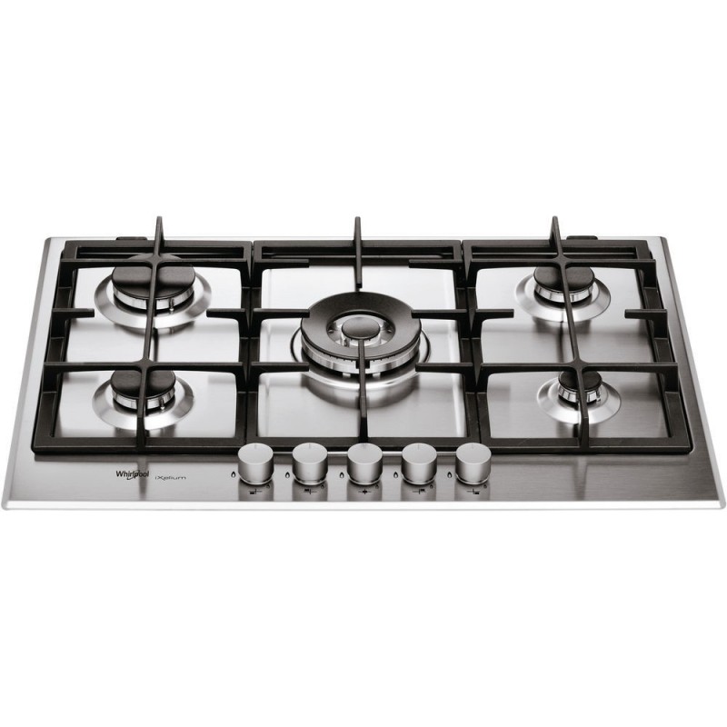 Whirlpool GMR 7522 IXL hob Stainless steel Built-in Gas 5 zone(s)