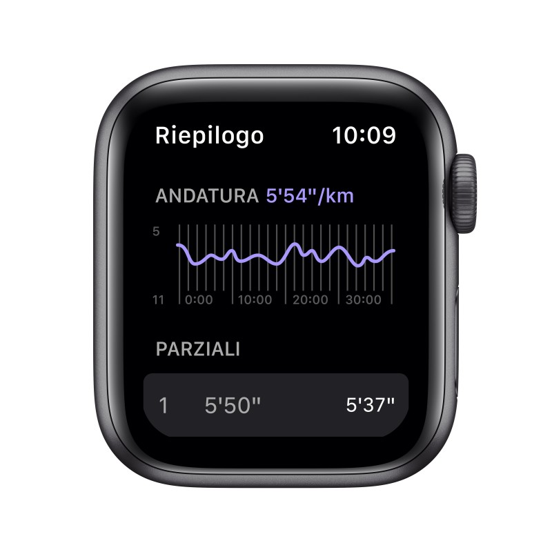 Apple Watch SE Nike 40 mm OLED Gris GPS (satellite)