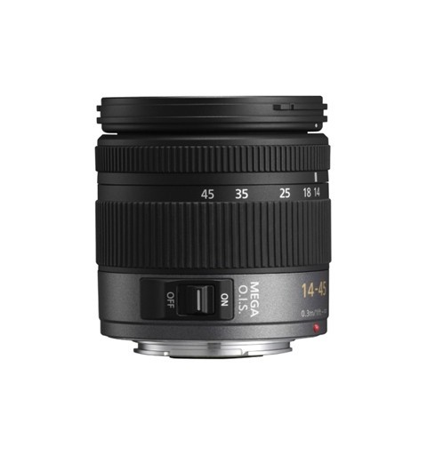 Panasonic H-FS014045 lentille et filtre d'appareil photo SLR Noir