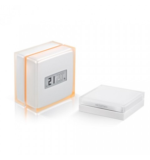 Netatmo NBU-NTH-NAV thermostat RF Transparent, Blanc