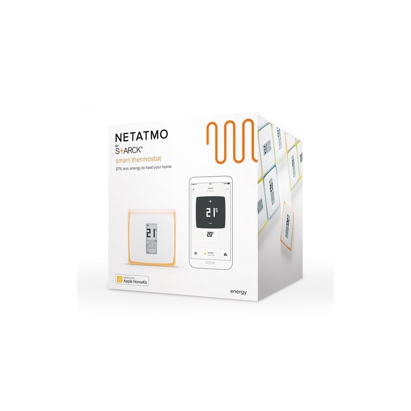 Netatmo NBU-NTH-NAV termoestato RF Transparente, Blanco