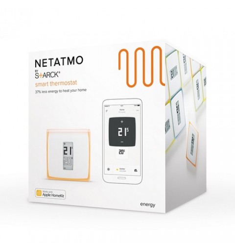 Netatmo NBU-NTH-NAV thermostat RF Transparent, Blanc