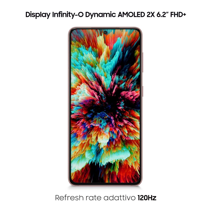 Samsung Galaxy S21 5G SM-G991B 15,8 cm (6.2") SIM doble Android 11 USB Tipo C 8 GB 256 GB 4000 mAh Rosa